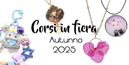Calendario Corsi Fiere Autunno 2025. Crea con noi!