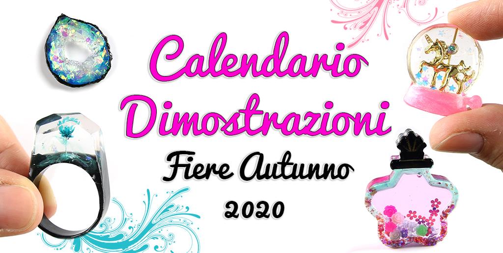 Calendario Dimostrazioni Autunno 2020. Crea con noi in fiera!