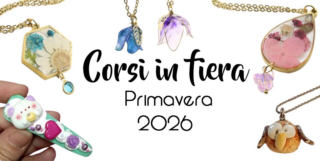 Calendario Corsi Fiere Primavera 2026. Crea con noi!