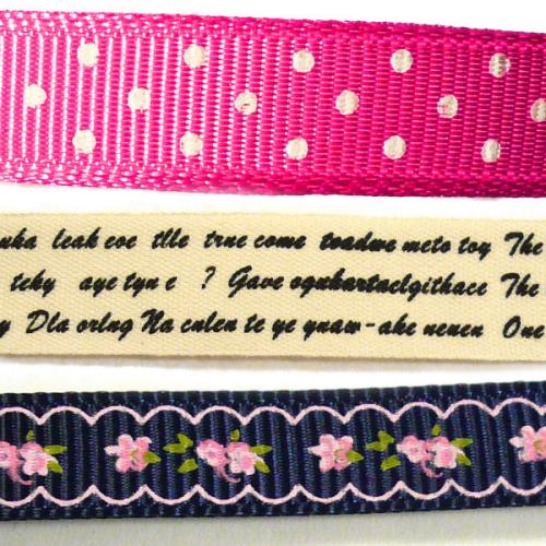 Nastri con stampe decorative
