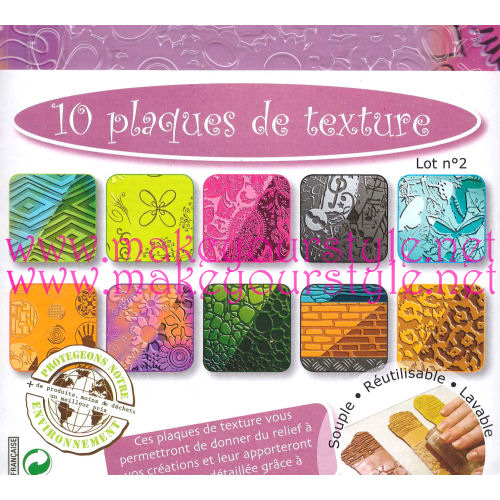 Pacco Risparmio 10 Fogli texture - Mod. 2
