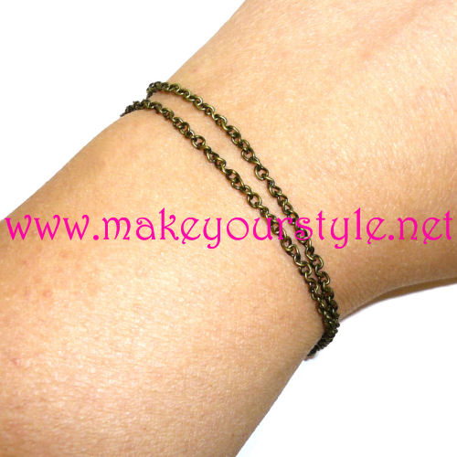 1 metro catena - Mod. 08 - Bronzo