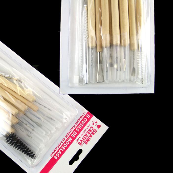 Set 16 attrezzi per modellare + astuccio