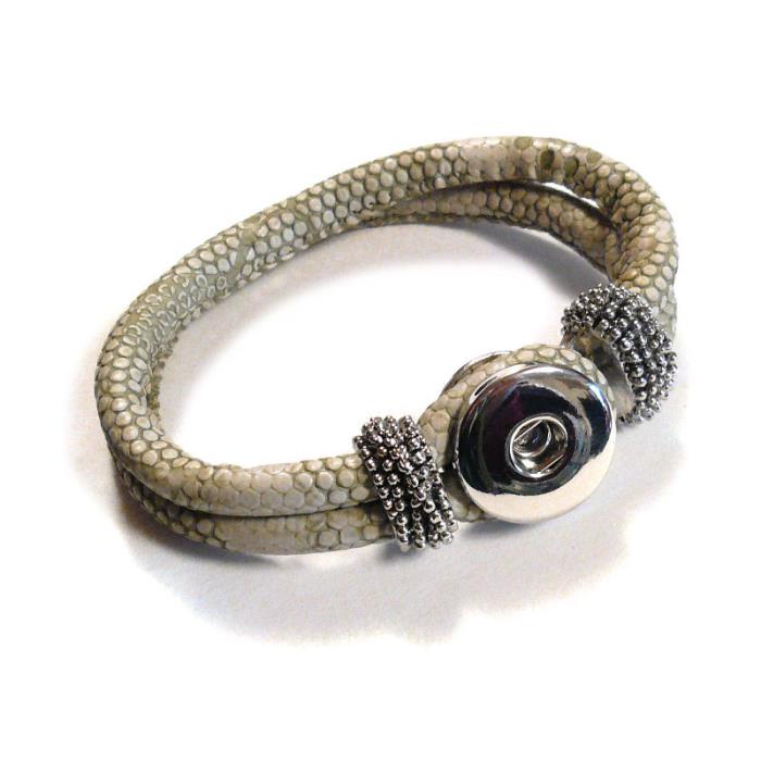 Base bracciale in un click - Mod. 01 - Colore: Grigio