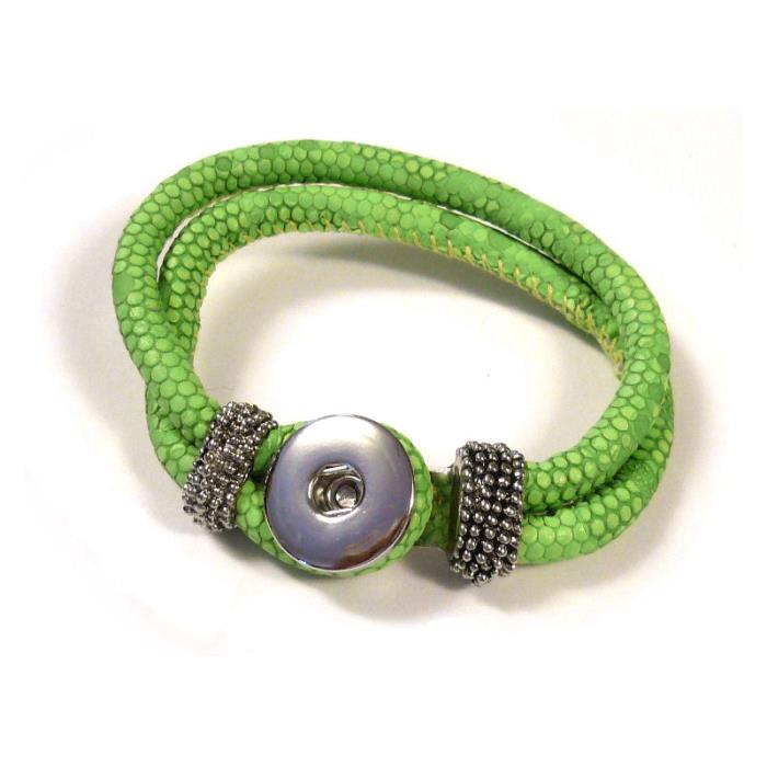 Base bracciale in un click - Mod. 01 - Colore: Verde