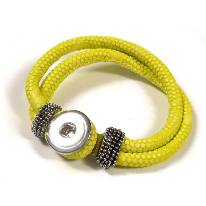 Base bracciale in un click - Mod. 01 - Colore: Verde acido
