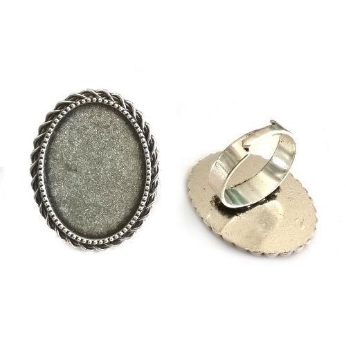 Anello con piatto - Mod. A2A - Interno: 18x25mm