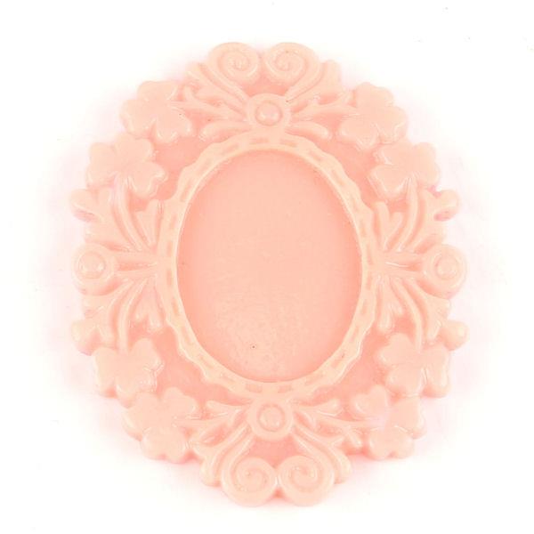 Base per cammeo ovale colore: ROSINA