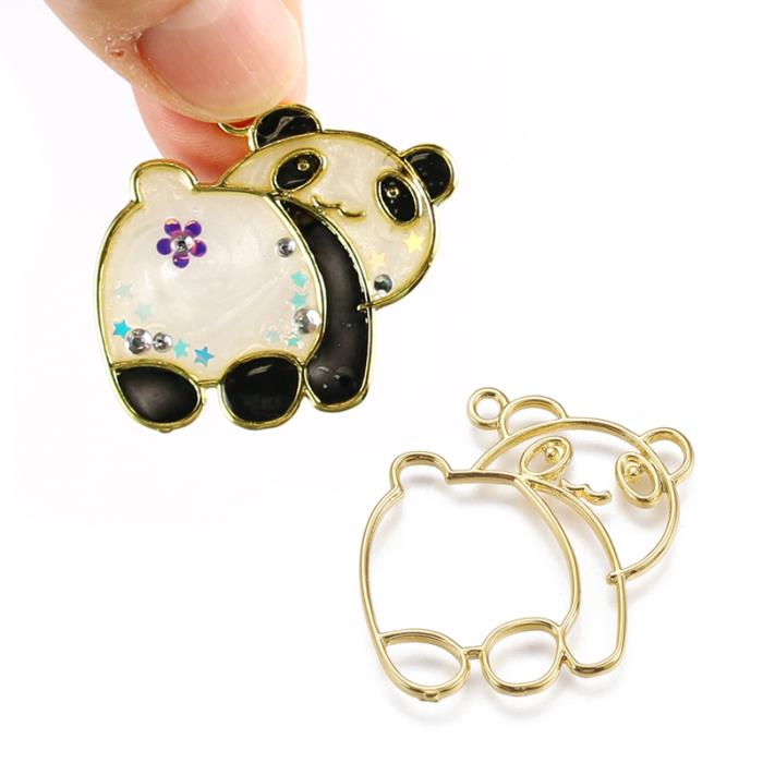 Charm Bezel Dorato - Mod. 49 - Panda