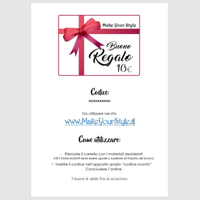Buono regalo - valore: 10€