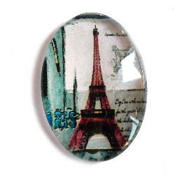 Cabochon con stampa - Mod. 15 - Città - 18x25mm