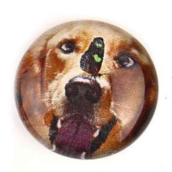 Cabochon 20mm con stampa - Cani - Mod. 04