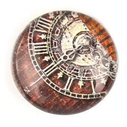 Cabochon 20mm con stampa - Meridiane - Mod. 02