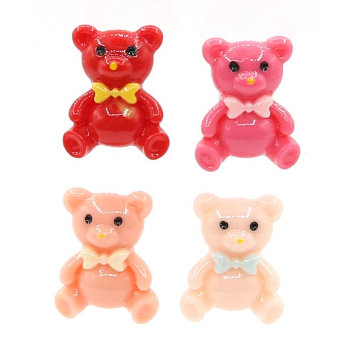 4 Cabochon orsetto bimba