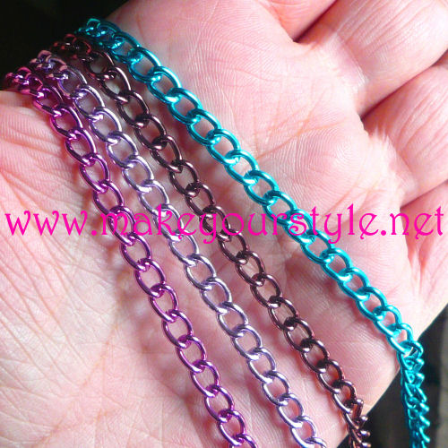 1 metro Catena colorata - mod. 1 - colore: FUCSIA