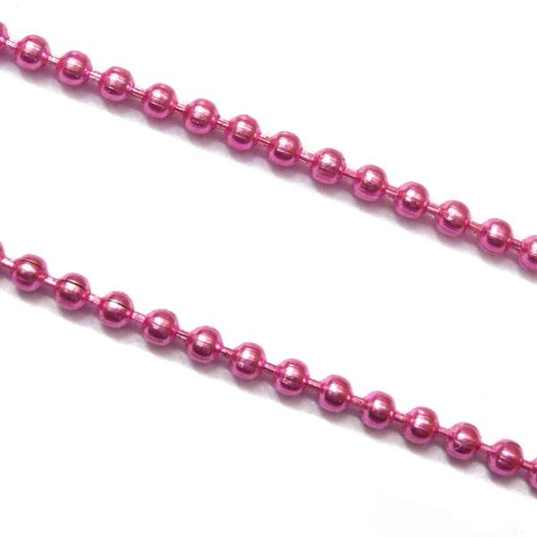 1 metro catena a pallini 1,5mm - Rosa