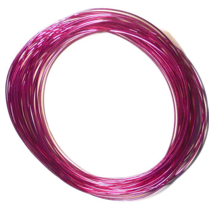 1 metro cavetto di alluminio 1mm - Colore: FUCSIA