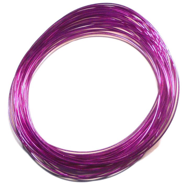 1 metro cavetto di alluminio 1mm - Colore: VIOLA