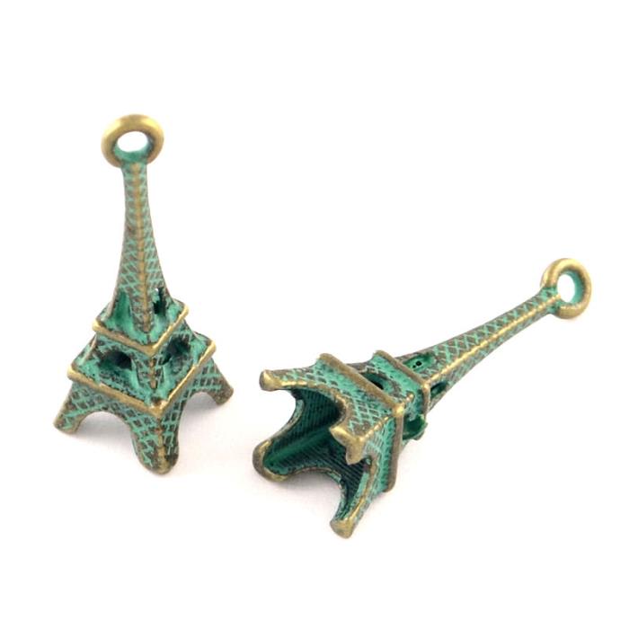 4 Charm Tour Eiffel bronzo anticato