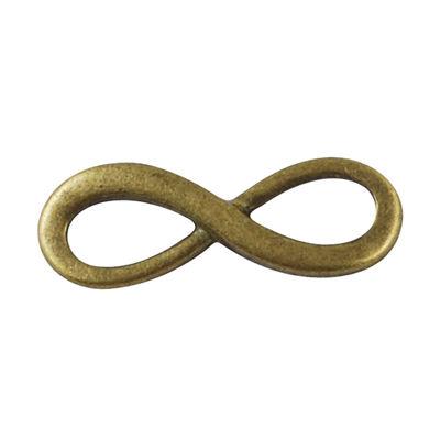 10 Charm simbolo infinito bronzo