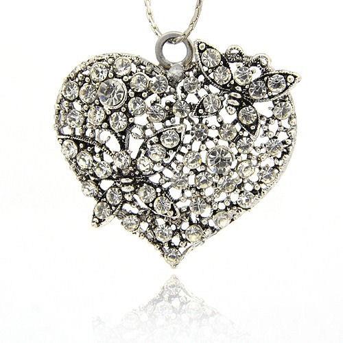 Charm grande con strass - Modello 2