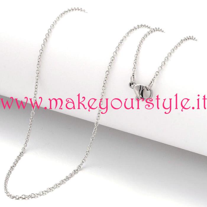 Collana pronta in ACCIAIO INOX - Mod. 05