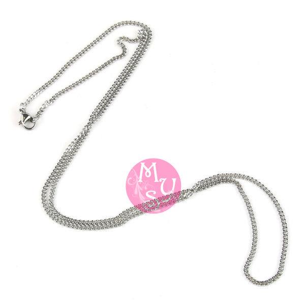 Collana pronta in ACCIAIO INOX - Mod. 03