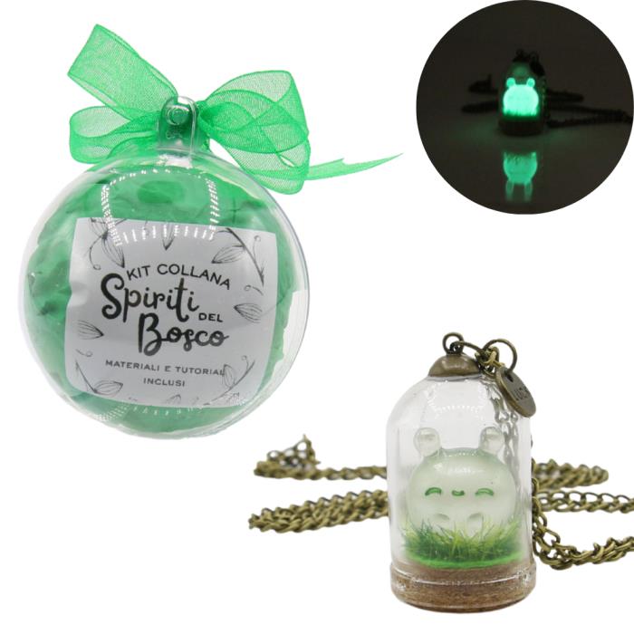 Kit Collana "Spirito del Bosco" Fai-da-Te - Crea il tuo Gioiello Fosforescente