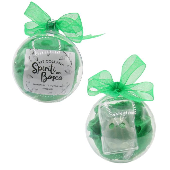 Kit Collana "Spirito della Foresta" Fai-da-Te - Chiusura Merlettata