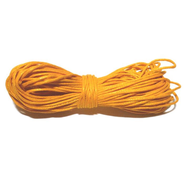 10 metri cordino cerato - Colore: GIALLO