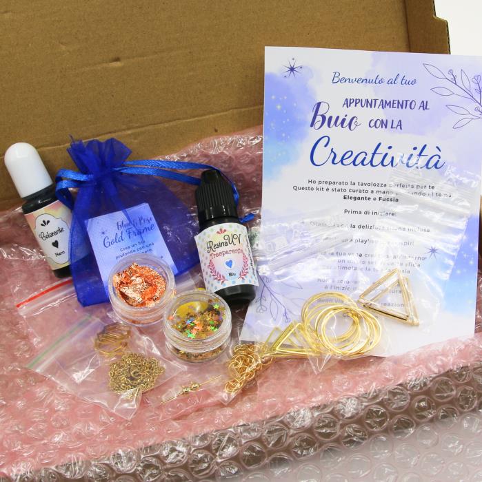 Appuntamento al Buio con la Creatività - Kit Resina UV Sorpresa