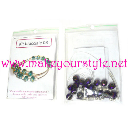Kit bracciale - Mod. 03 - Colori: MISTI