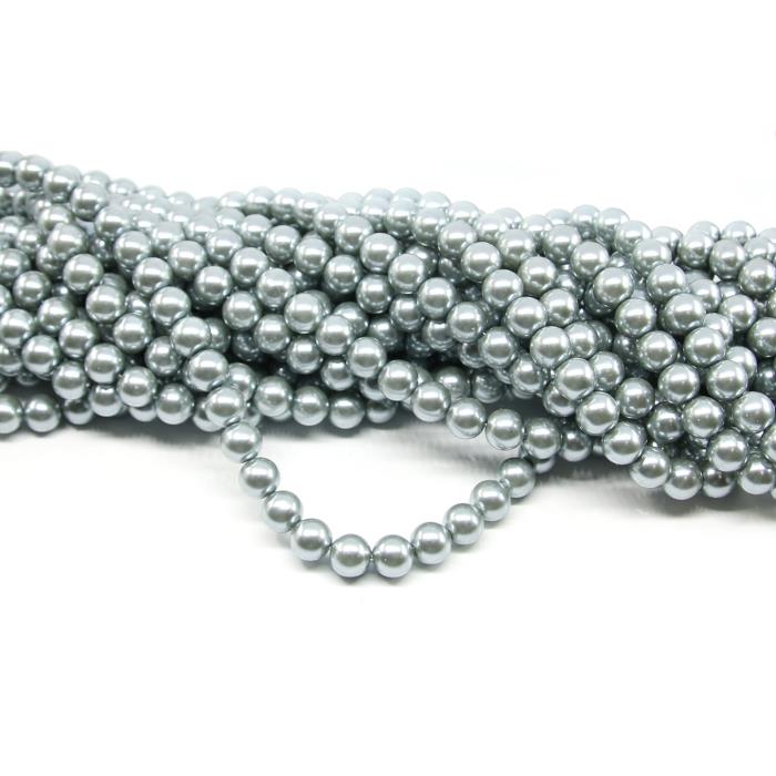 1 filo di perle rinascimento da 10mm - colore: ARGENTO