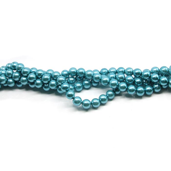 1 filo di perle rinascimento da 12mm - colore: AZZURRO SCURO