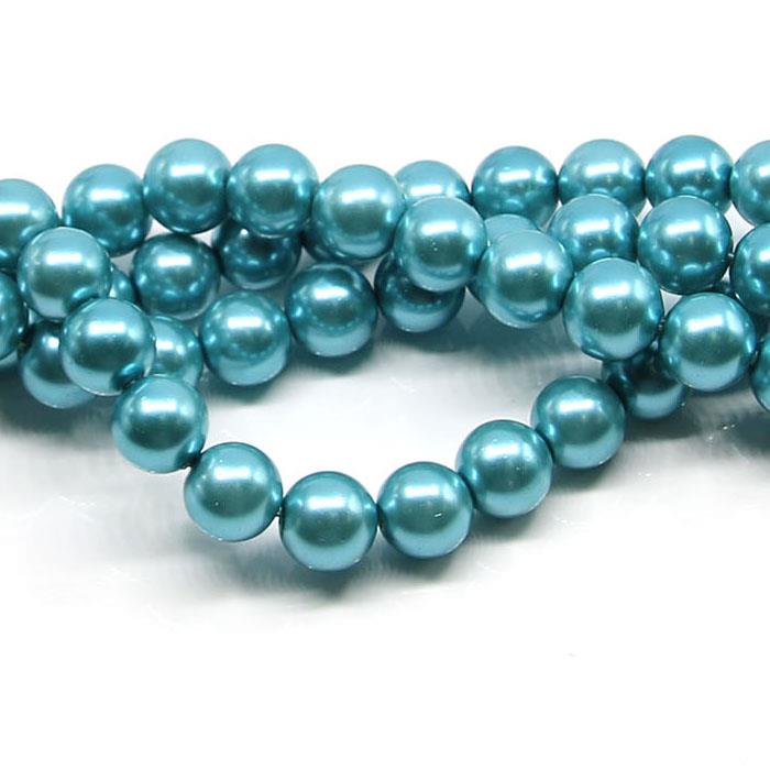 1 filo di perle rinascimento da 12mm - colore: AZZURRO SCURO