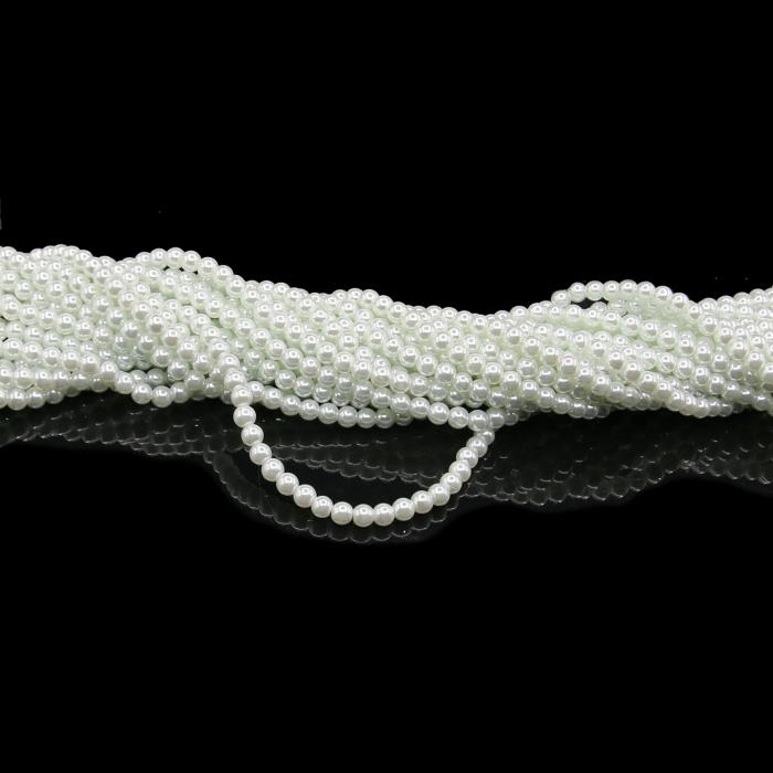 1 filo di perle rinascimento da 6mm - colore: BIANCO