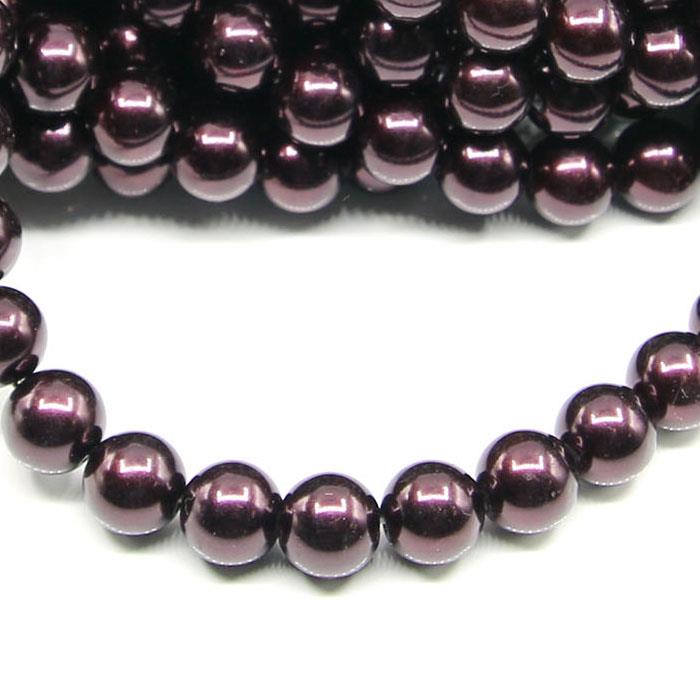 1 filo di perle rinascimento da 12mm - colore: BORDEAUX