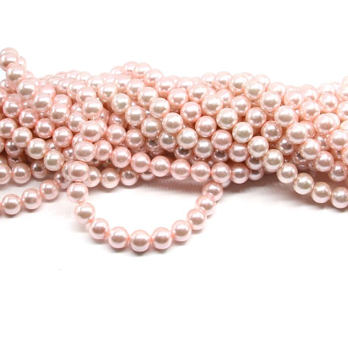 1 filo di perle rinascimento da 12mm - colore: ROSA CIPRIA