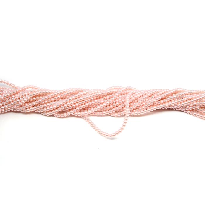 1 filo di perle rinascimento da 4mm - colore: ROSA CIPRIA