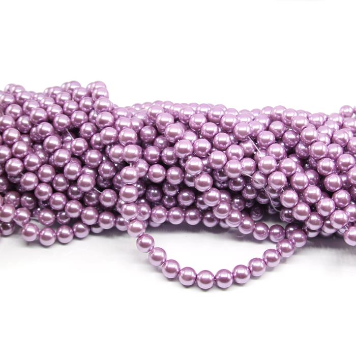 1 filo di perle rinascimento da 10mm - colore: LILLA