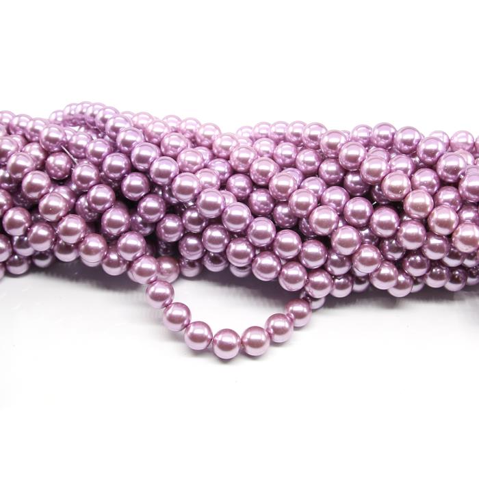 1 filo di perle rinascimento da 12mm - colore: LILLA