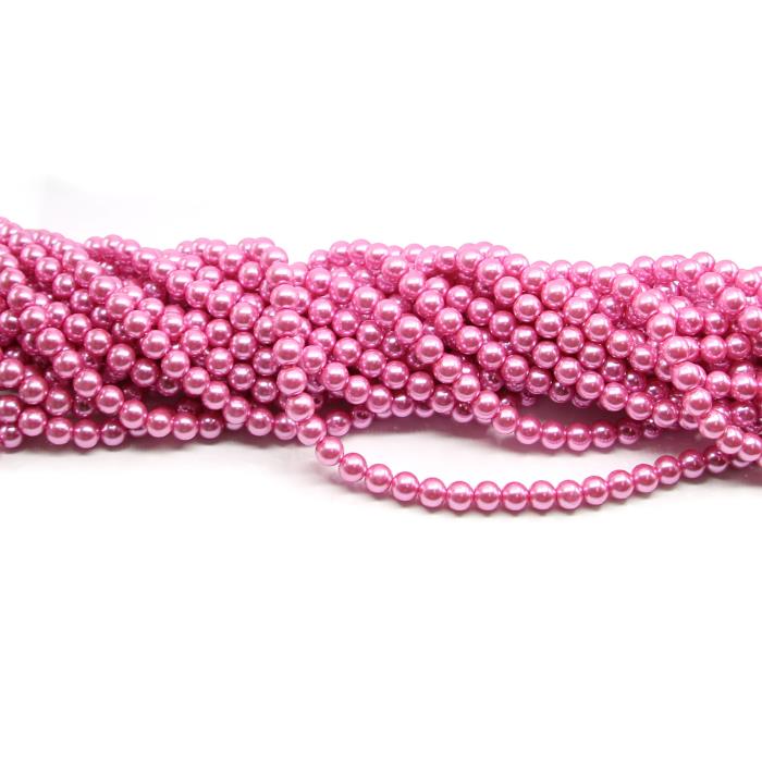1 filo di perle rinascimento da 8mm - colore: ROSA