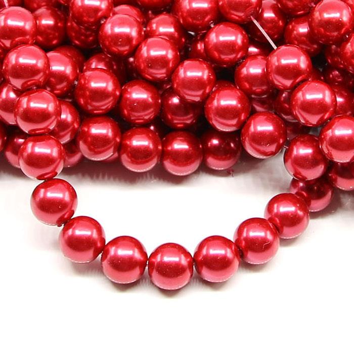 1 filo di perle rinascimento da 12mm - colore: ROSSO