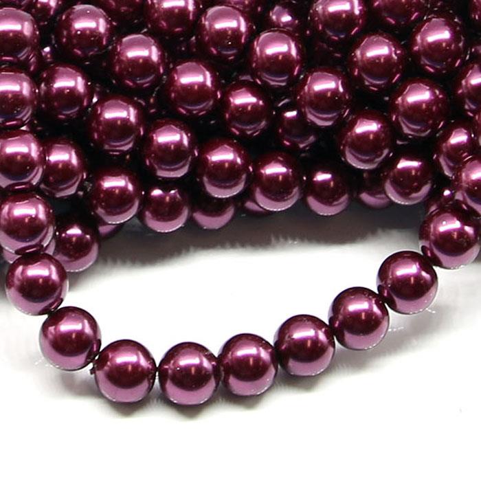 1 filo di perle rinascimento da 12mm - colore: VINACCIA