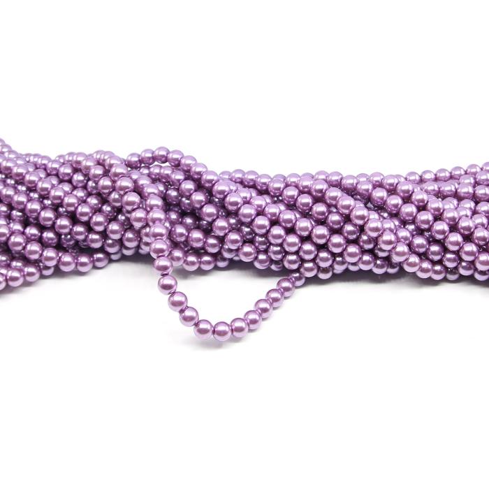 1 filo di perle rinascimento da 8mm - colore: VIOLETTO