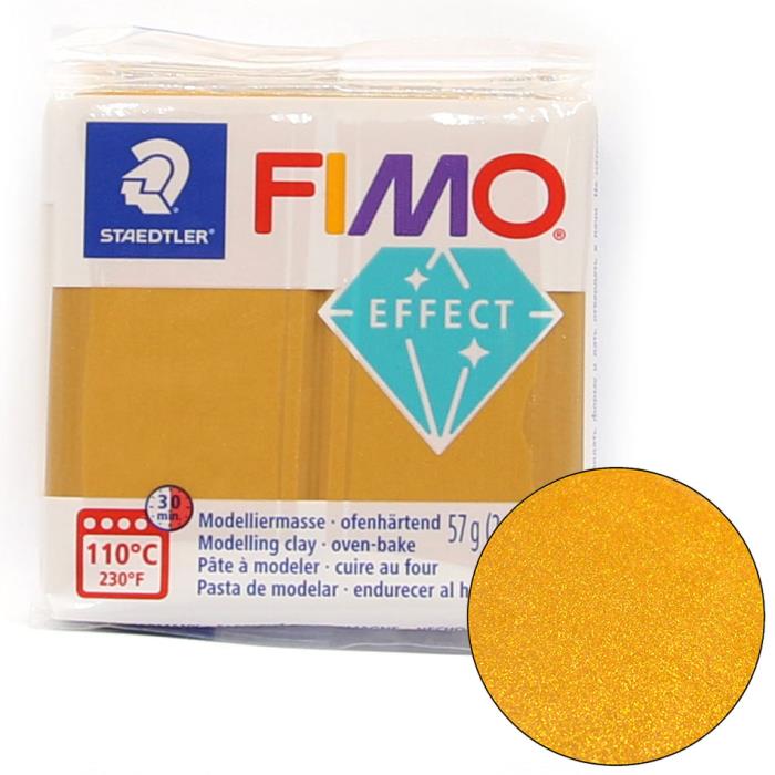 Fimo soft effect 57gr n. 11 - ORO METALLICO