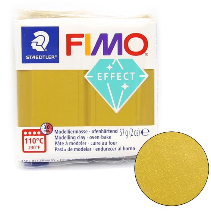 Fimo soft effect 57gr n. 11 - ORO METALLICO - NEW 2023