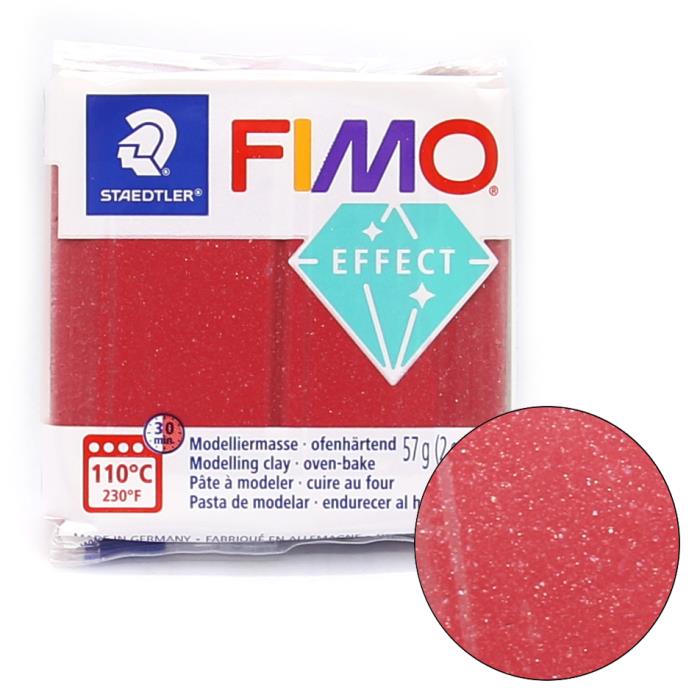 Fimo soft effect 57gr n. 202 - ROSSO GALAXY