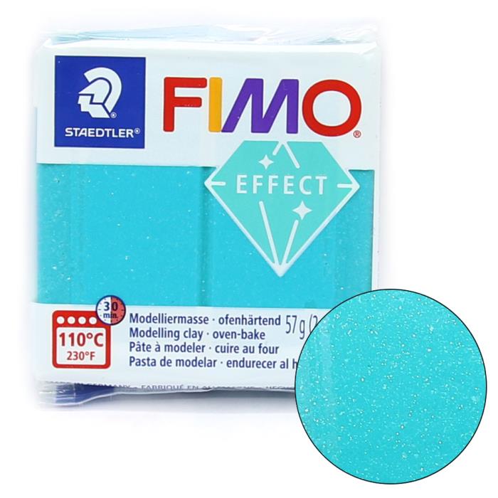 Fimo soft effect 57gr n. 392 - TURCHESE GALAXY