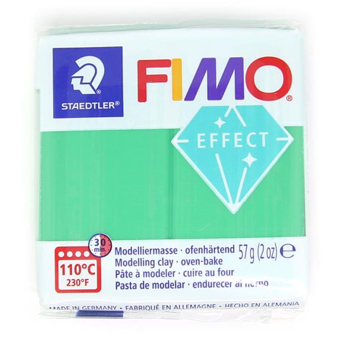 Fimo soft effect 57gr n. 504 - VERDE TRASLUCIDO 